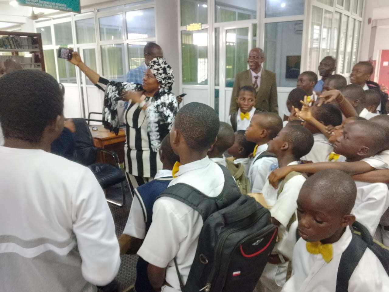 Prof. Nimbe Adedipe’s Alma Mater Visits FUNAAB Library - ValidView ...